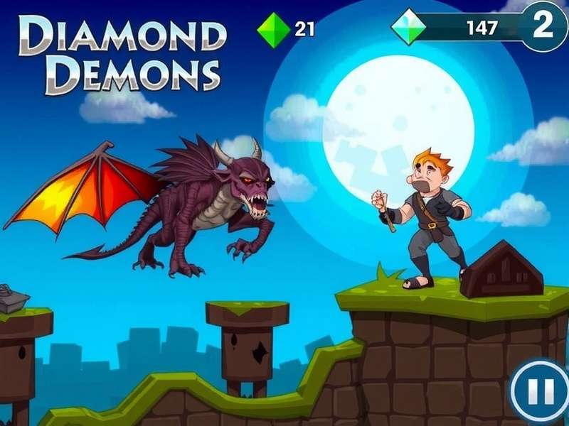 Diamond Demons Gameplay Screenshot